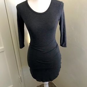 Small Gray Bodycon Sweater Dress